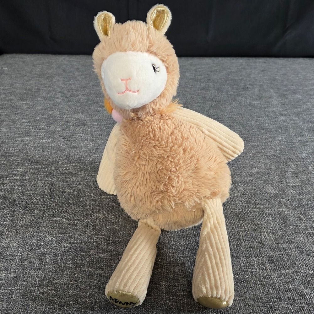 Scentsy Lovely The Llama Glam Buddy Plush 2021 Tangerine Creamsicle Scent Pak